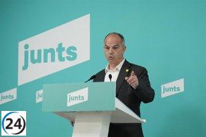 Turull (Junts): Llarena debe cancelar la orden de búsqueda de Puigdemont hoy.