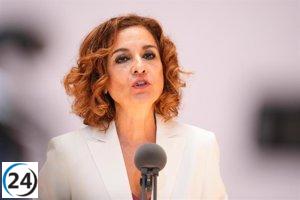 Montero insta a Santos Cerdán a cooperar con la Justicia tras su comparecencia en el Tribunal Supremo.