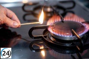 El gas regulado individual se reduce un 4,5% mañana, mientras que la tarifa vecinal baja entre un 6,4% y un 9,32%.