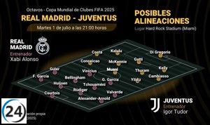 Real Madrid y Juventus se enfrentan en Miami en un emocionante choque de Champions
