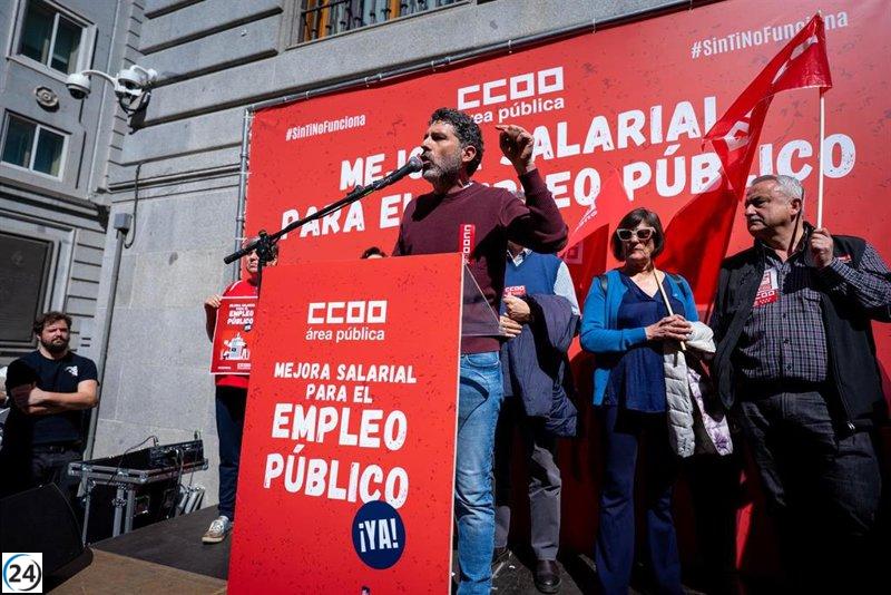 CCOO critica el acuerdo de jubilación parcial en la AGE como una estrategia de propaganda.