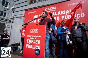 CCOO critica el acuerdo de jubilación parcial en la AGE como una estrategia de propaganda.