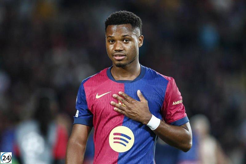 Ansu Fati extiende su vínculo con el Barça hasta 2028 y se marcha cedido al Mónaco por una temporada.