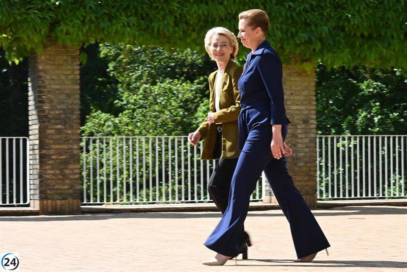 Von der Leyen descarta un pacto detallado con EE.UU. antes de que finalice la tregua arancelaria.