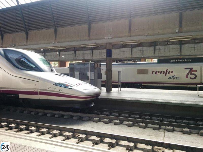 El Defensor del Pueblo solicita al Gobierno aclaraciones sobre la suspensión del servicio ferroviario Madrid-Sevilla.