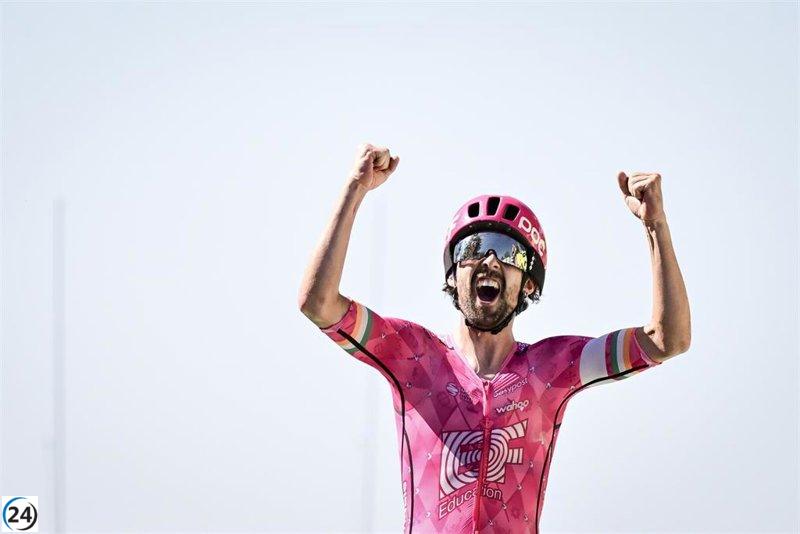 Healy cede el puesto a Van der Poel, quien retoma el liderato del Tour por un estrecho margen.