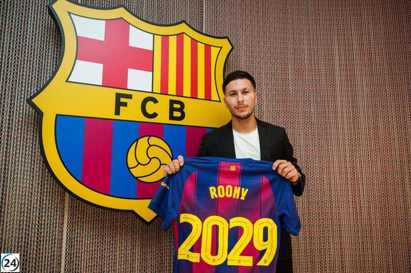 El Barça incorpora al prometedor Roony Bardghji al filial hasta 2029.