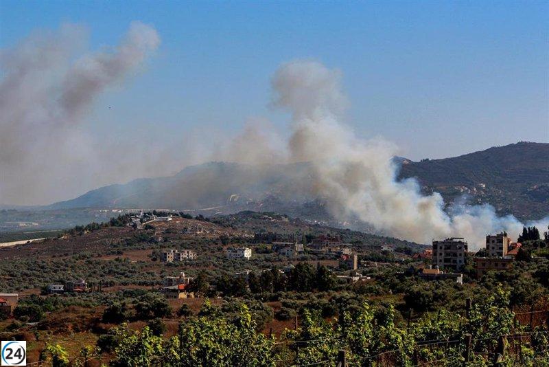 Dos fallecidos en ataques israelíes en el sur de Líbano.