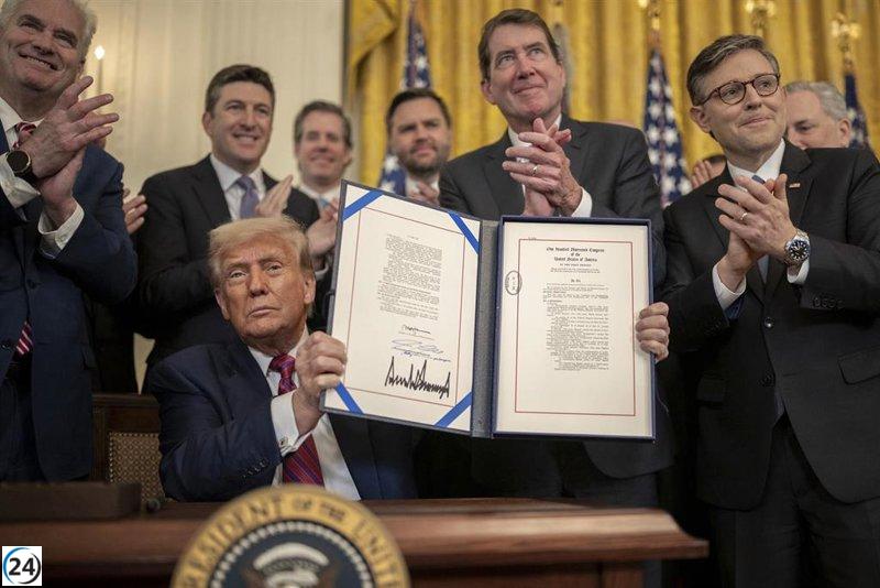 Trump celebra medio año de su segundo mandato en una nación que él describe como 