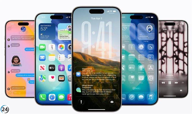 Llega la beta pública de iOS 26 con innovador diseño Liquid Glass.