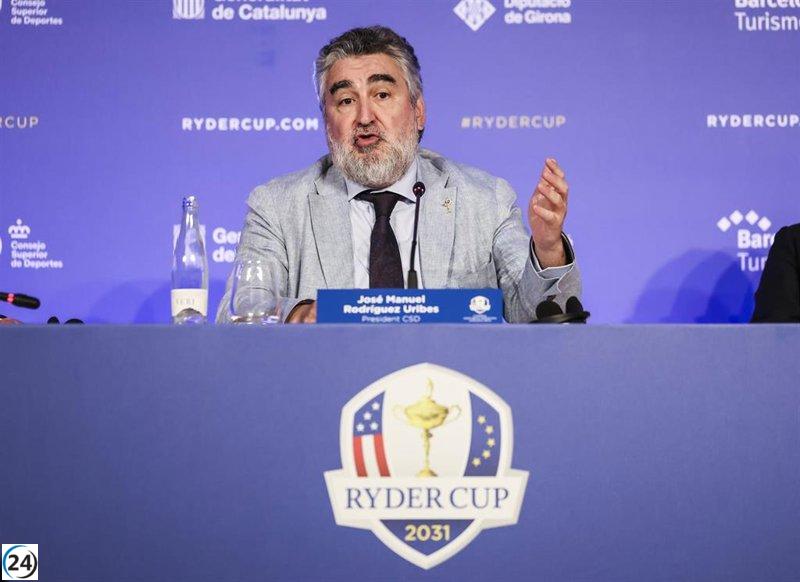 Rodríguez Uribes refuerza el compromiso gubernamental con la Ryder Cup 2031.