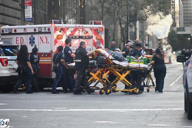 Tiroteo en Nueva York: un atacante se lleva la vida de cuatro, entre ellos un oficial, antes de quitarse la suya.