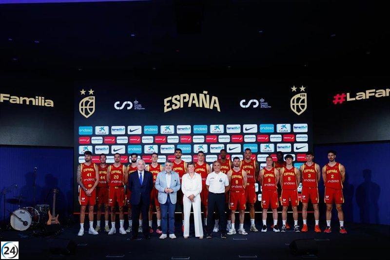 España apoya al equipo y a la comunidad antes de la gira rumbo al Eurobasket.