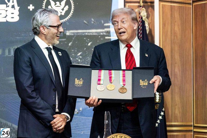 Trump establece un equipo para asegurar que EE. UU. esté listo para los Juegos Olímpicos de Los Ángeles 2028.