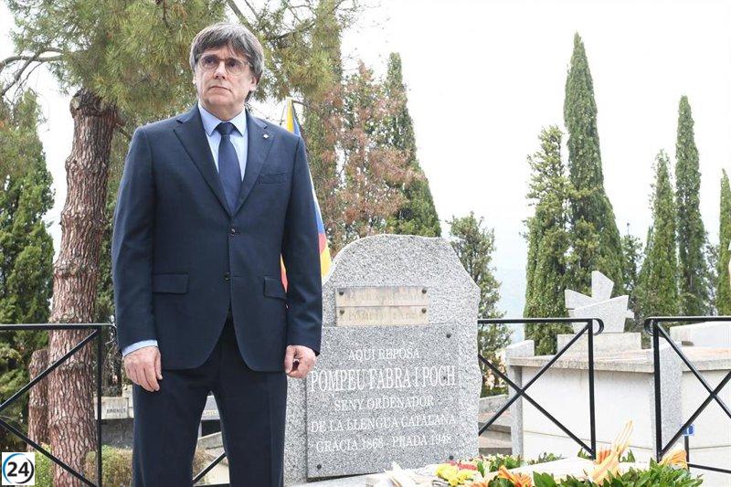 Puigdemont solicita calma para lograr la oficialidad del catalán en la UE y responsabiliza al PP de su obstinación.