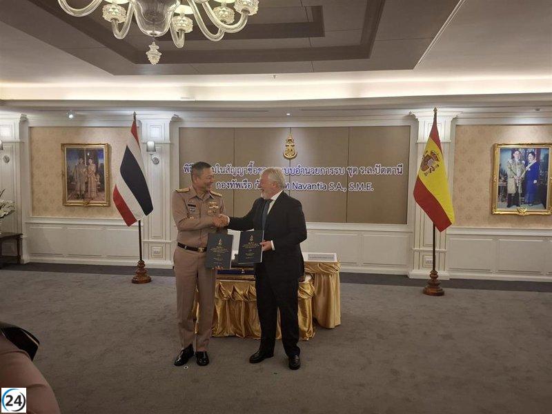 Navantia asegura contrato con la Armada de Tailandia para modernizar patrulleros.
