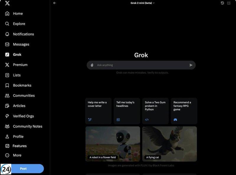Grok 2.5 se lanza como software de código abierto; Grok 3 llegará en aproximadamente seis meses.