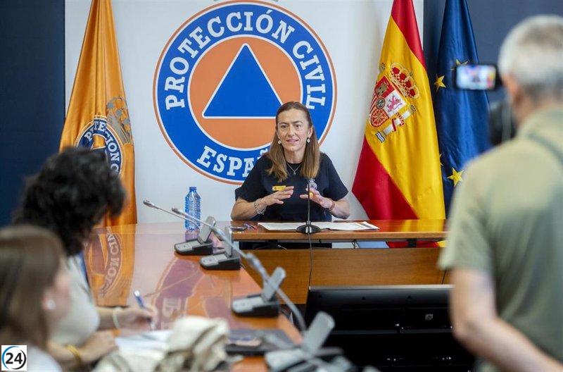 Protección Civil informa que quedan 11 incendios activos, centrando su atención en los de Porto (Zamora) e Igüeña (León).