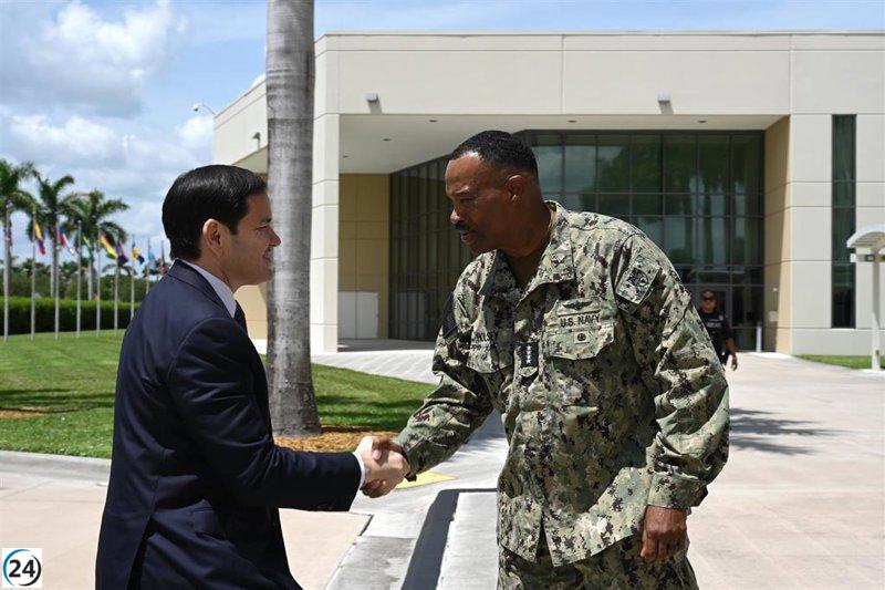 Marco Rubio se reúne con el Mando Sur para abordar la seguridad en América Latina.