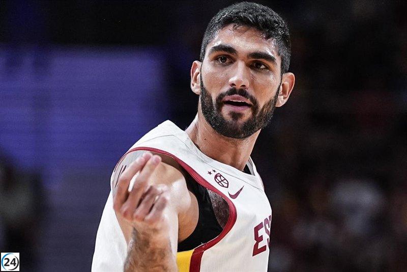España se alza ante Bosnia-Herzegovina en el Eurobasket.