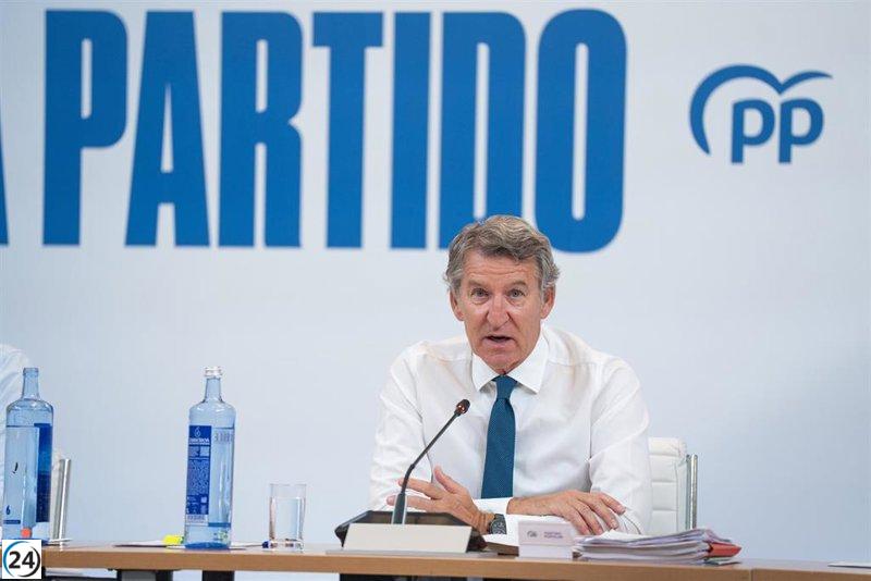 Feijóo propone una reforma que forzaría elecciones si el Gobierno supera dos prórrogas del presupuesto.