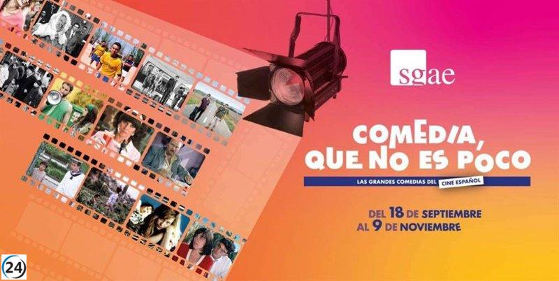 La SGAE celebra nueve décadas de cine español cómico en una nueva exposición.