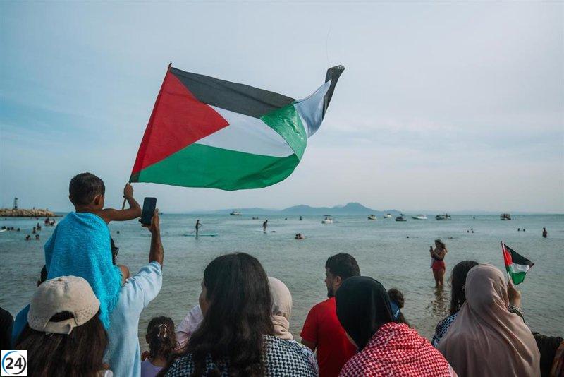 La Flotilla Global Sumud alerta sobre un ataque con drones a su barco en Túnez.