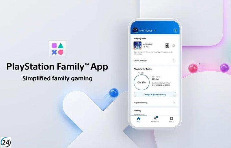 PlayStation Family: La app que pone límites al tiempo de juego y las compras para niños.