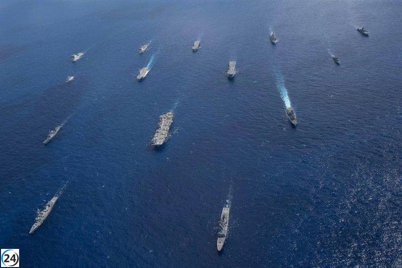 EEUU bombardea barco sospechoso de narcotráfico en aguas internacionales, dejando tres víctimas fatales.