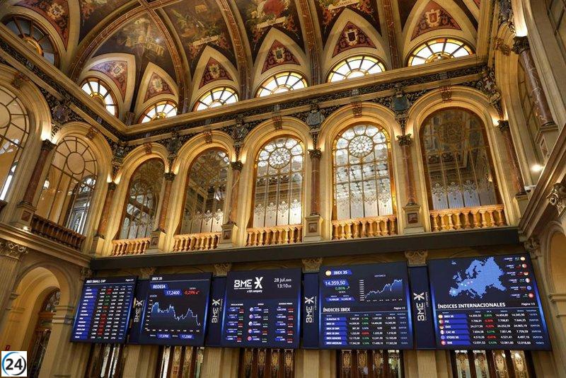 El Ibex 35 disminuye un 1% y se sitúa en 15,000 puntos, con Sabadell al frente de las caídas.