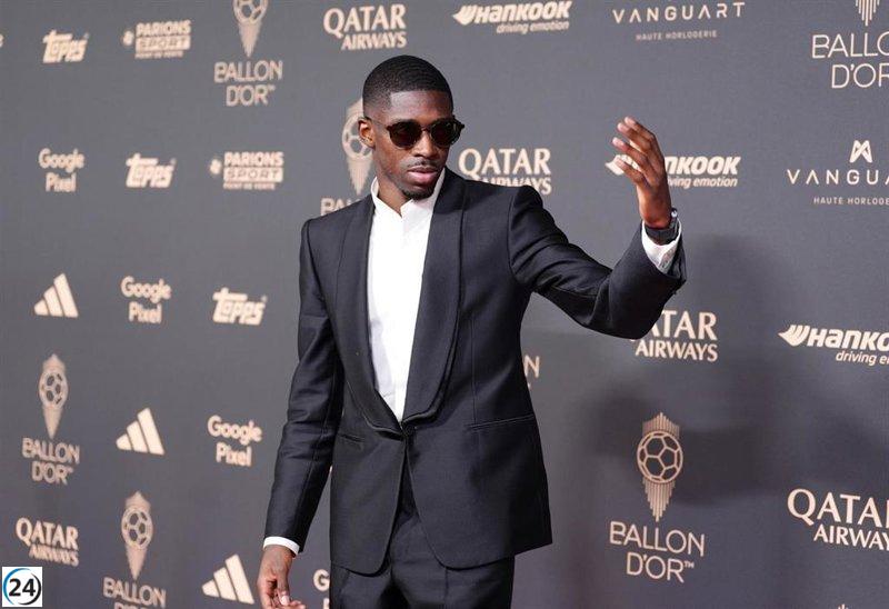 Ousmane Dembélé celebra su Balón de Oro 2025: 