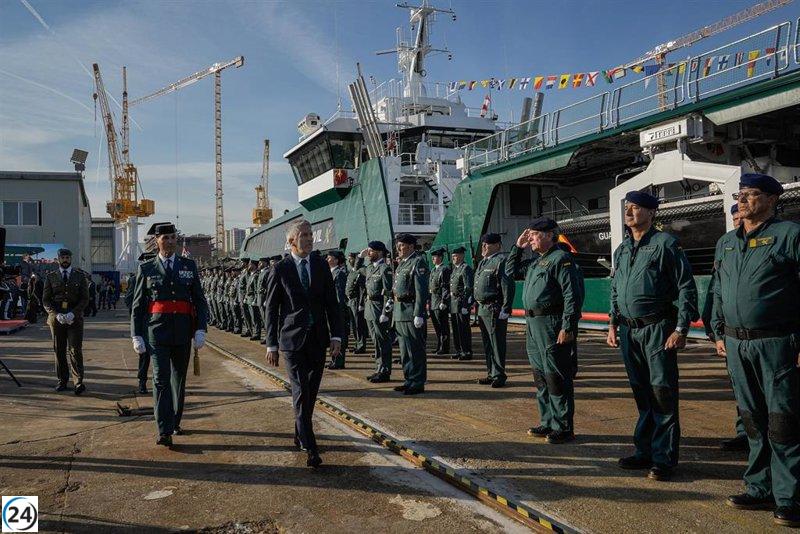La Guardia Civil refuerza su presencia en el Estrecho con el buque 'Duque de Ahumada' y actualizaciones en el SIVE.