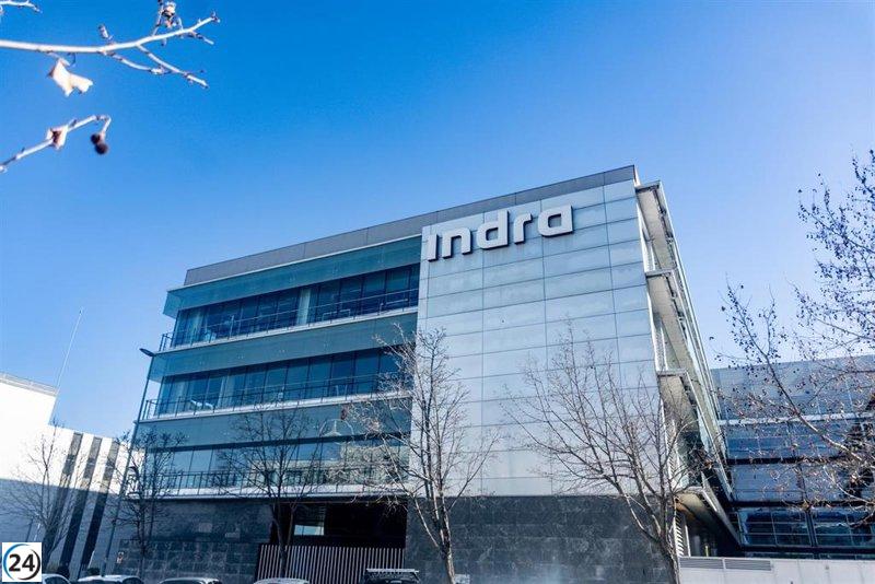 Indra experimenta un aumento del 5% en acciones gracias a la fusión con Escribano y las tensiones globales.