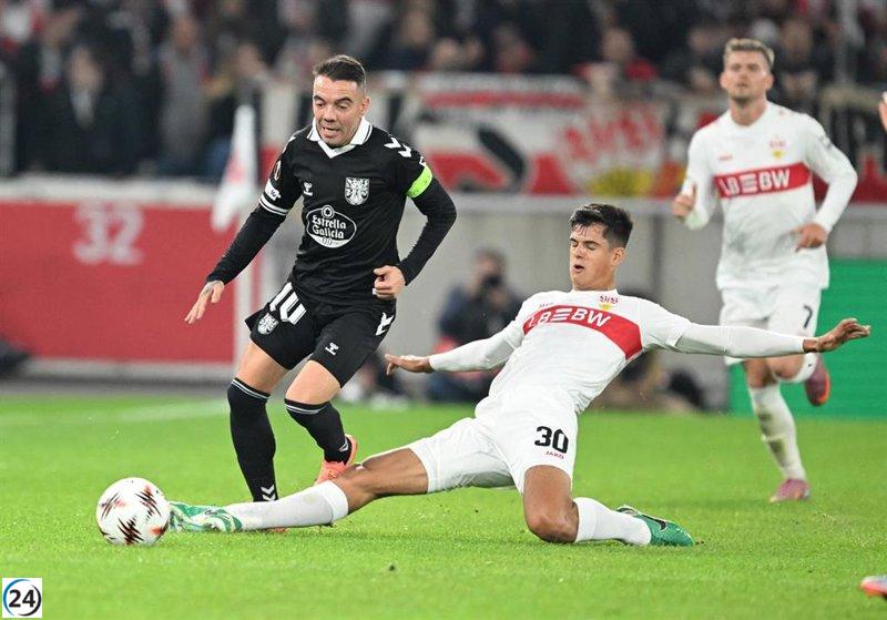 El Celta no logra brillar en su vuelta a Europa en Stuttgart.