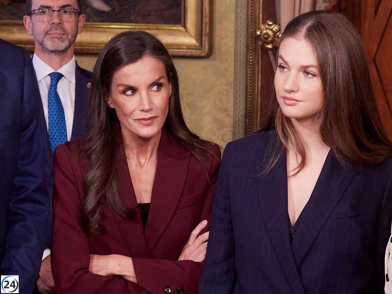 La Princesa Leonor brilla junto a la Reina Letizia en su memorable regreso a Pamplona.