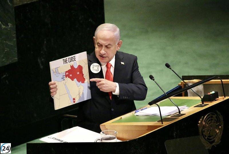 España ignora el discurso de Netanyahu en la ONU defendiendo su posición sobre Gaza.