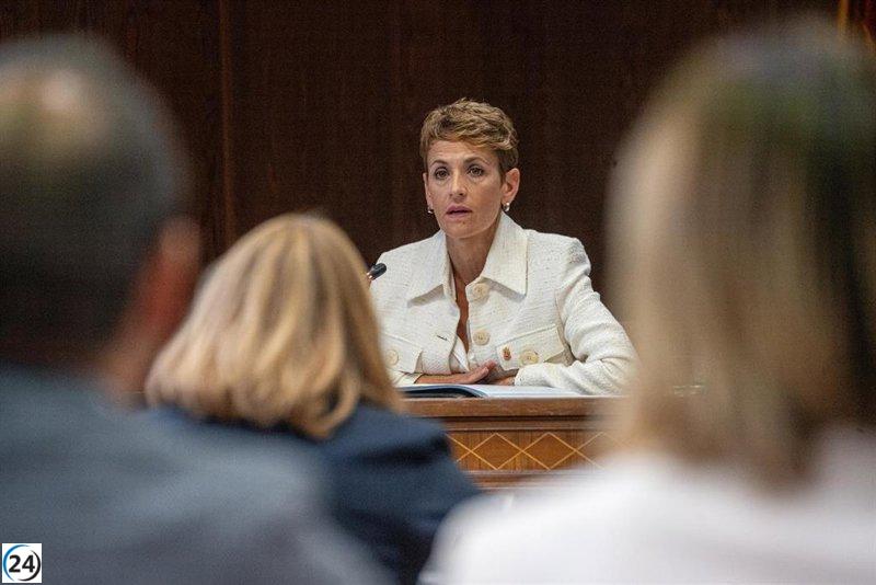 Chivite solicita a Santos Cerdán que la acompañe en reuniones ministeriales, pero se abstiene de comentar sobre Belate.