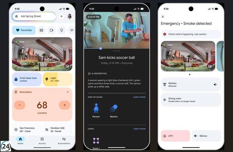 Gemini for Home y la nueva app de Google transforman la conexión en el hogar en una experiencia inteligente y fluida.