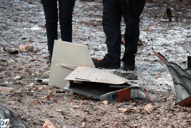 Ucrania y Rusia reportan la detención de aproximadamente 85 drones en un nuevo asalto aéreo.