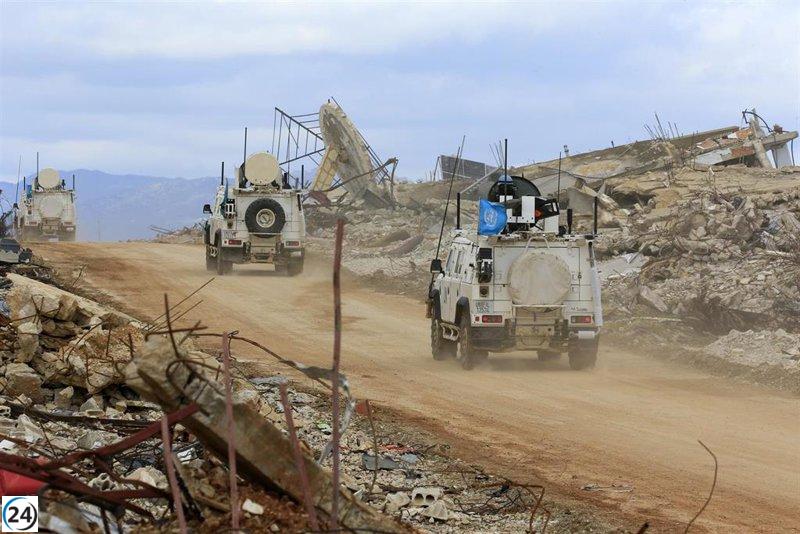 La FINUL denuncia agresión israelí cerca de sus tropas en el sur de Líbano.