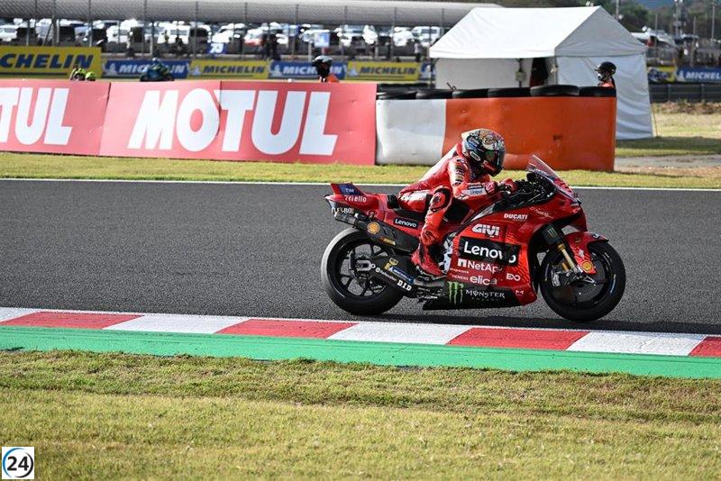 Bezzecchi domina la práctica y obliga a Márquez a enfrentar la 'Q1'