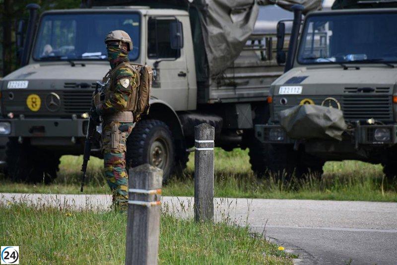 Bélgica indaga sobre la incursión de 15 drones en bases militares de Elsenborn.