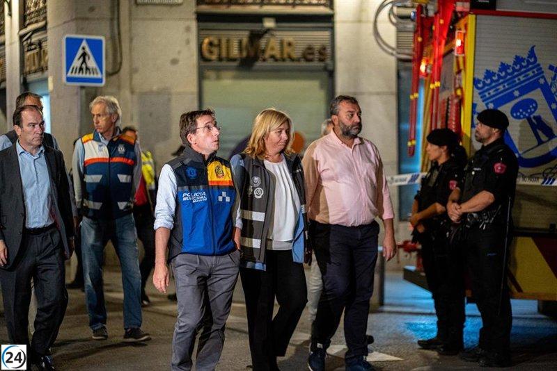 Almeida sugiere que el colapso en Madrid podría estar relacionado con el material de construcción acumulado en el edificio.
