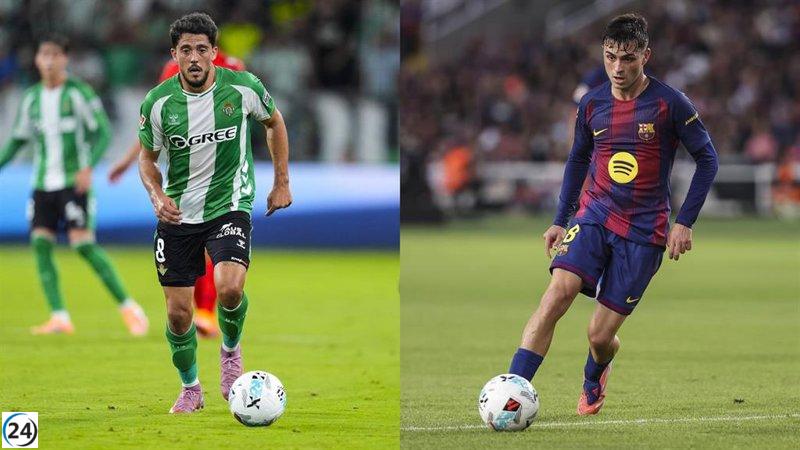 Fornals y Pedri, maestros en el medio de LaLiga EA Sports.