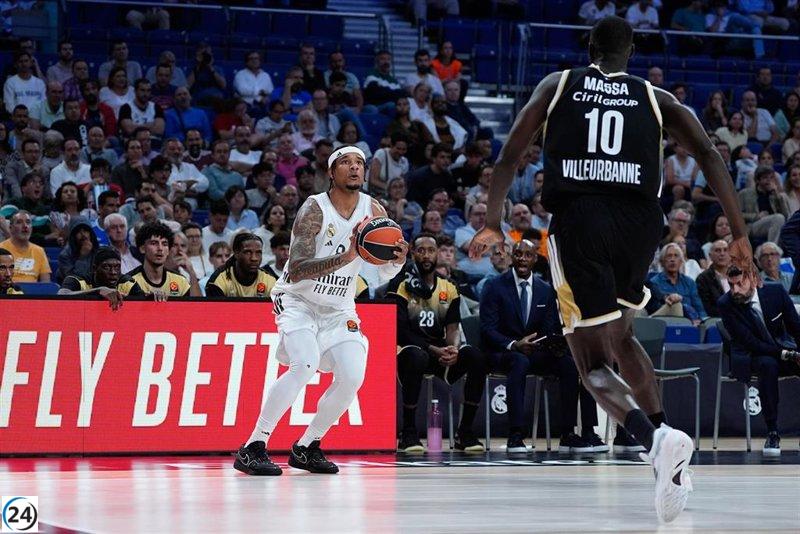 El Real Madrid logra una victoria cómoda frente al ASVEL.