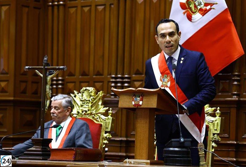 El presidente de Perú apuesta por la tranquilidad y prioriza la lucha contra la criminalidad.