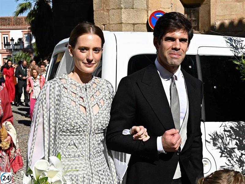 Fernando Palazuelo y Micaela Belmont celebran su boda en Cáceres.