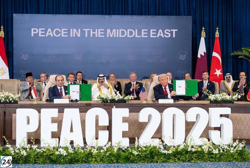 Al Sisi: El acuerdo allana el camino hacia la paz y la solución de dos estados.