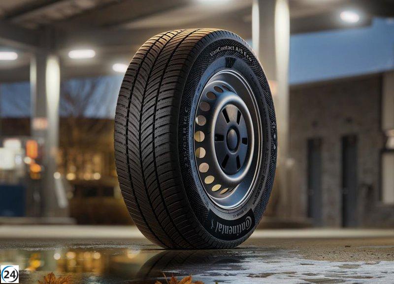 Continental presenta el VanContactA/S Eco, su innovador neumático todo tiempo con calificación AAA para furgonetas.