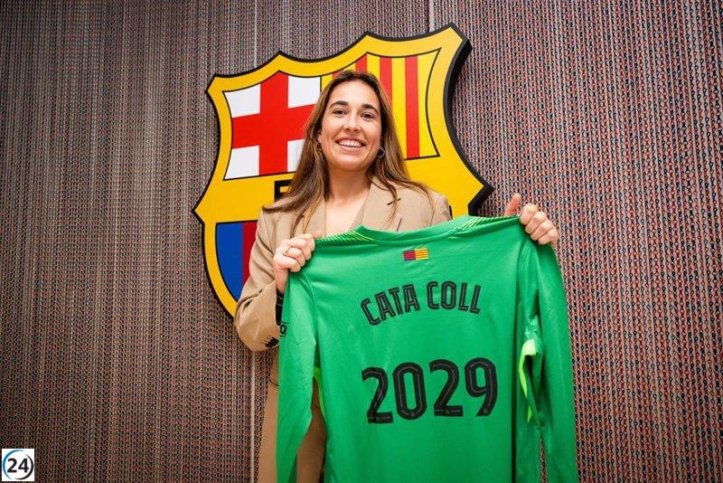 Cata Coll extiende su contrato con el Barça hasta 2029.